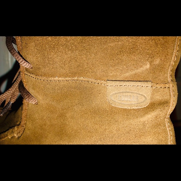 Cougar cognac suede faux-fur lined lace up boots - Picture 3 of 5